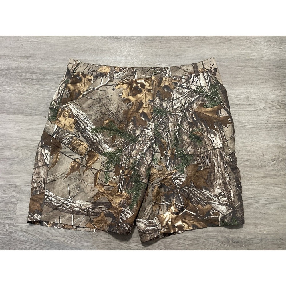 Realtree‎ Men's Camouflage Cargo Shorts XL Camo Fishing Outdoor Hunting